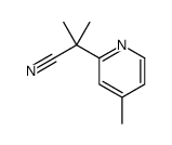 2-Methyl-2-(4-methylpyridin-2-yl)propanenitrile picture