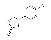 4-(p-chlorophenyl)dihydrofuran-2(3H)-one Structure