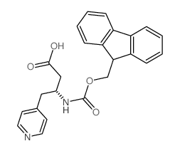 Fmoc-(R)-3-Amino-4-(4-pyridyl)-butyric acid Structure