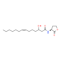 N-(3-hydroxy-7-cis tetradecenoyl)-L-Homoserine lactone图片