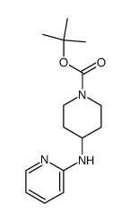 4-(pyridin-2-ylamino)-piperidine-1-carboxylic acid tert-butyl ester结构式