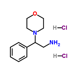 2-(4-Morpholinyl)-2-phenylethanamine dihydrochloride结构式