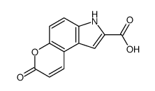 7-oxo-3H-pyrano[3,2-e]indole-2-carboxylic acid Structure