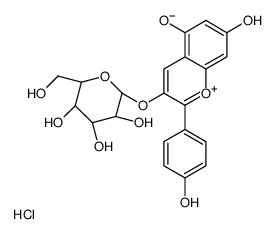 Pelargonidin 3-galactoside chloride图片