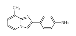 4-(8-Methylimidazo[1,2-a]pyrid-2-yl)aniline Structure