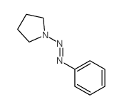 Pyrrolidine,1-(2-phenyldiazenyl)- Structure