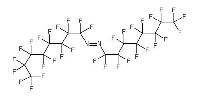 bis(1,1,2,2,3,3,4,4,5,5,6,6,7,7,8,8,8-heptadecafluorooctyl)diazene结构式