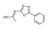 N-(5-phenyl-1,3,4-oxadiazol-2-yl)acetamide结构式