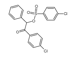 2-(4-chlorophenyl)-2-oxo-1-phenylethyl 4-chlorobenzenesulfonate Structure