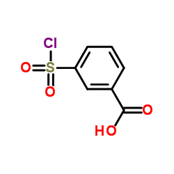 3-chlorosulfonylbenzoic acid Structure