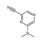 6-(dimethylamino)pyrazine-2-carbonitrile结构式