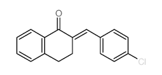 2-[(4-chlorophenyl)methylidene]tetralin-1-one Structure