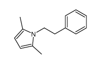 2,5-二甲基-1-苯乙基-1H-吡咯结构式