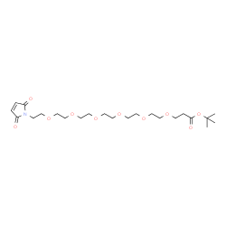 Mal-PEG6-Boc结构式