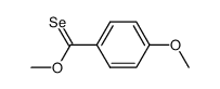 4-methoxyselenobenzoic acid O-methyl ester结构式