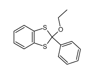 2-ethoxy-2-phenyl-benzo[1,3]dithiole结构式