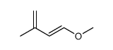 1-methoxy-3-methylbuta-1,3-diene结构式