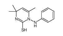 3-anilino-4,6,6-trimethyl-1H-pyrimidine-2-thione Structure