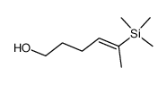 (E)-5-(trimethylsilyl)hex-4-en-1-ol Structure