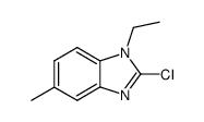 1H-Benzimidazole,2-chloro-1-ethyl-5-methyl-(9CI)结构式