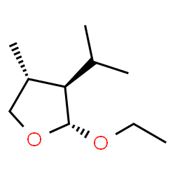 Furan, 2-ethoxytetrahydro-4-methyl-3-(1-methylethyl)-, (2R,3R,4R)-rel- (9CI) picture