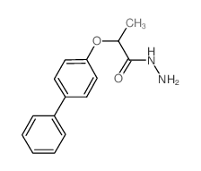 2-(1,1''-BIPHENYL-4-YLOXY)PROPANOHYDRAZIDE结构式