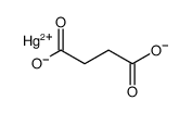 butanedioate,mercury(2+)结构式