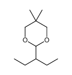 2-(1-ethylpropyl)-5,5-dimethyl-1,3-dioxane结构式