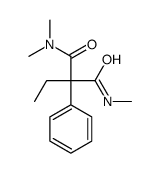 2-ethyl-N,N,N'-trimethyl-2-phenylpropanediamide结构式