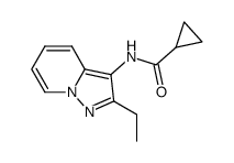 Cyclopropanecarboxamide, N-(2-ethylpyrazolo[1,5-a]pyridin-3-yl)- (9CI)结构式