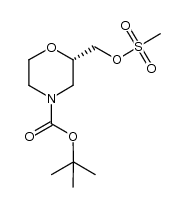 2-methanesulfonyloxymethyl-morpholine-4-carboxylic acid tert-butyl ester图片