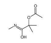 [2-methyl-1-(methylamino)-1-oxopropan-2-yl] acetate结构式