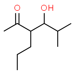 2-Hexanone, 4-hydroxy-5-methyl-3-propyl- Structure