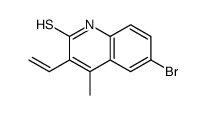 6-bromo-3-ethenyl-4-methyl-1H-quinoline-2-thione结构式