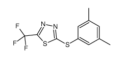 2-(3,5-dimethylphenyl)sulfanyl-5-(trifluoromethyl)-1,3,4-thiadiazole Structure