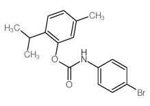 (5-methyl-2-propan-2-yl-phenyl) N-(4-bromophenyl)carbamate结构式