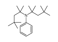 N,N-bis(2,4,4-trimethylpentan-2-yl)aniline Structure