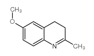 (9CI)-3,4-二氢-6-甲氧基-2-甲基喹啉结构式