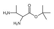 tert-butyl (2S,3S)-2,3-diaminobutanoate Structure