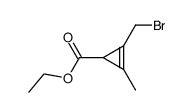 bromomethyl-2 methyl-3 cyclopropene-2 carboxylate d'ethyle Structure