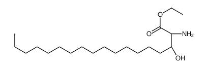 ethyl (2S,3S)-2-amino-3-hydroxyoctadecanoate结构式