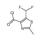 4-Thiazolecarbonyl chloride, 5-(difluoromethyl)-2-methyl- (9CI) picture