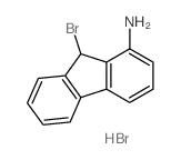 9H-Fluoren-1-amine,9-bromo-, hydrobromide (1:1) structure