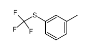 3-Trifluormethylmercapto-toluol结构式