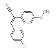 3-(4-chlorophenyl)-2-(4-methoxyphenyl)prop-2-enenitrile picture