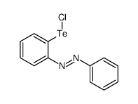 (2-phenyldiazenylphenyl) tellurohypochlorite Structure