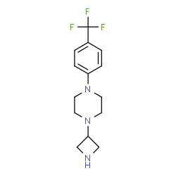 1-(3-AZETIDINYL)-4-[4-(TRIFLUOROMETHYL)PHENYL]-PIPERAZINE structure