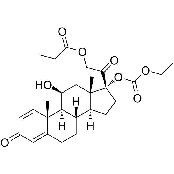 Prednicarbate Structure