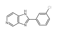 2-(3-氯苯基)-1(3)h-咪唑并[4,5-c]吡啶结构式