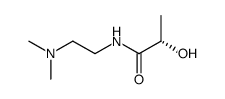 Propanamide, N-[2-(dimethylamino)ethyl]-2-hydroxy-, (2S)- (9CI)结构式